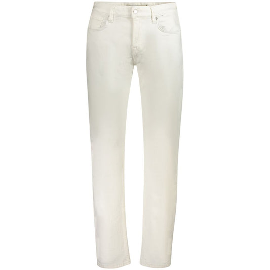 White Cotton Jeans Denim