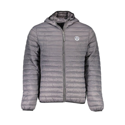 Brown Polyamide Men Jacket