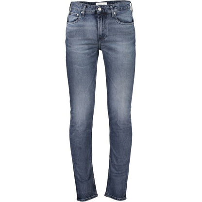 Blue Cotton Men Jeans