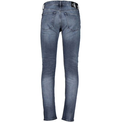 Blue Cotton Men Jeans