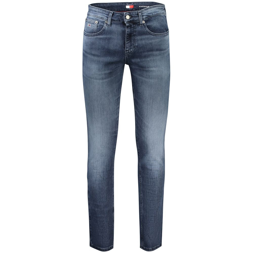 Blue Cotton Jeans Denim