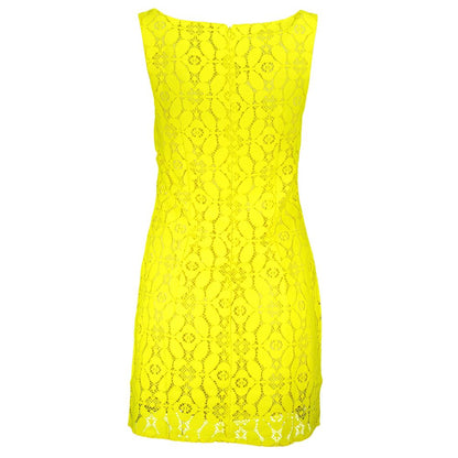 Yellow Polyester Dress