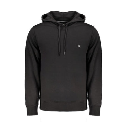Black Cotton Men Sweater