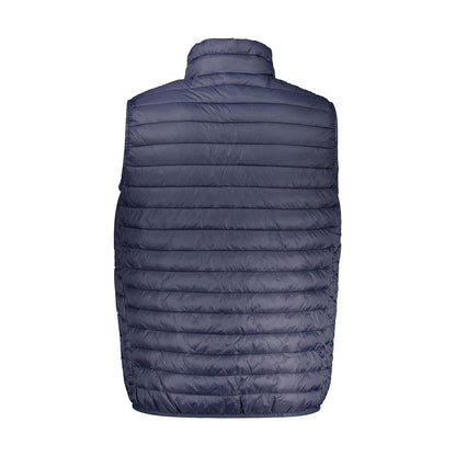 Blue Polyamide Men Jacket