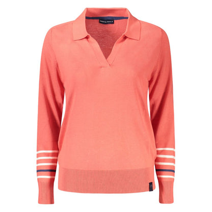 Pink Cotton Women Sweater