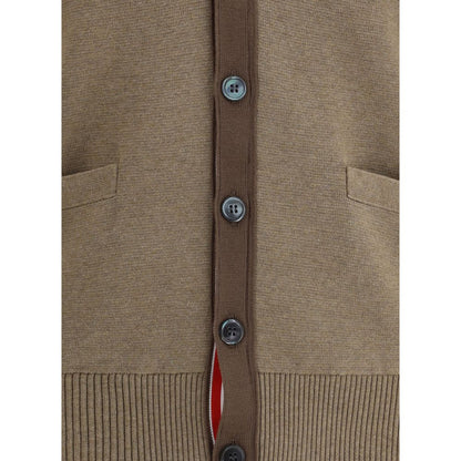 Brown Cotton Cardigan