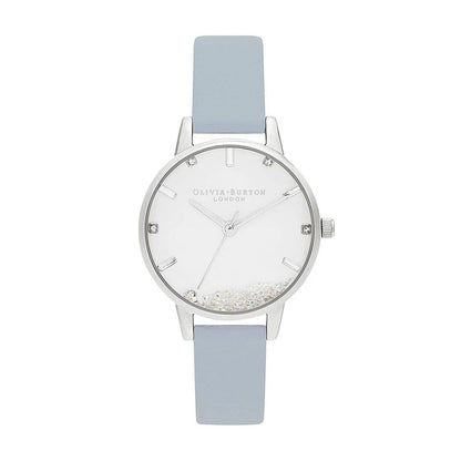 Blue Artificial Leather Watch
