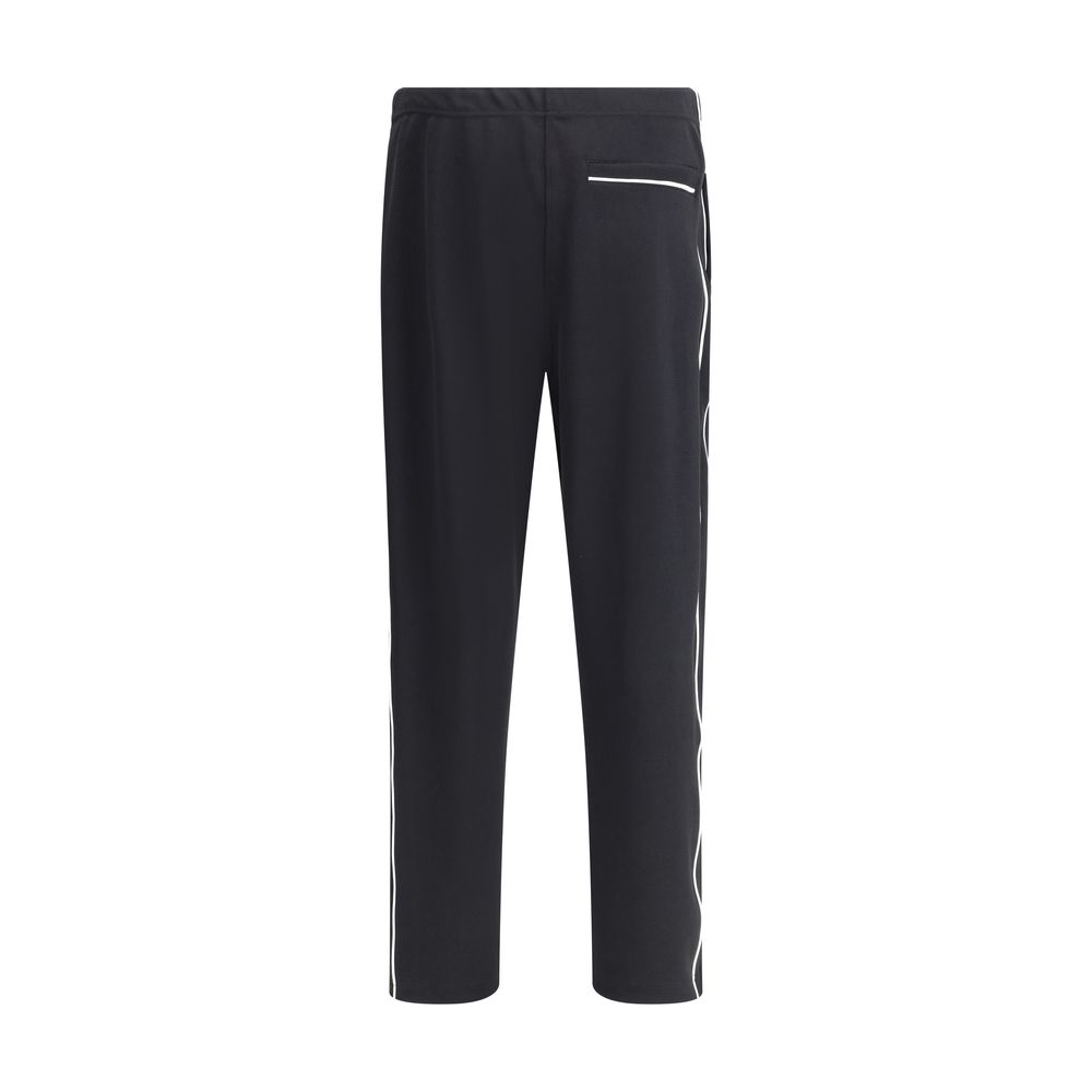 Black Polyester Joggers (Workout Pants)