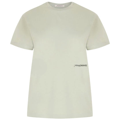 Green Cotton Women T-Shirt
