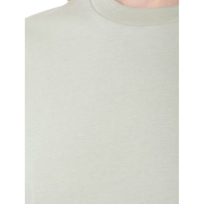 Green Cotton Women T-Shirt