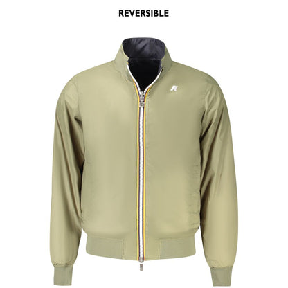 Blue Nylon Men Jacket