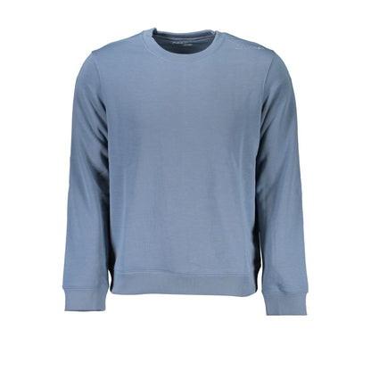 Blue Polyester Men Sweater