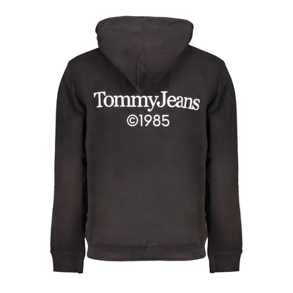 Black Cotton Men Sweater
