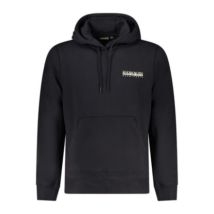 Black Cotton Men Sweater