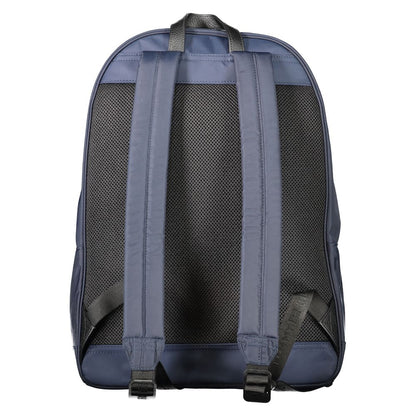 Blue Polyester Backpack