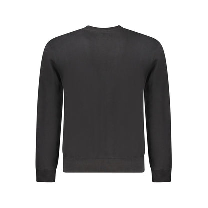 Black Cotton Sweatshirt