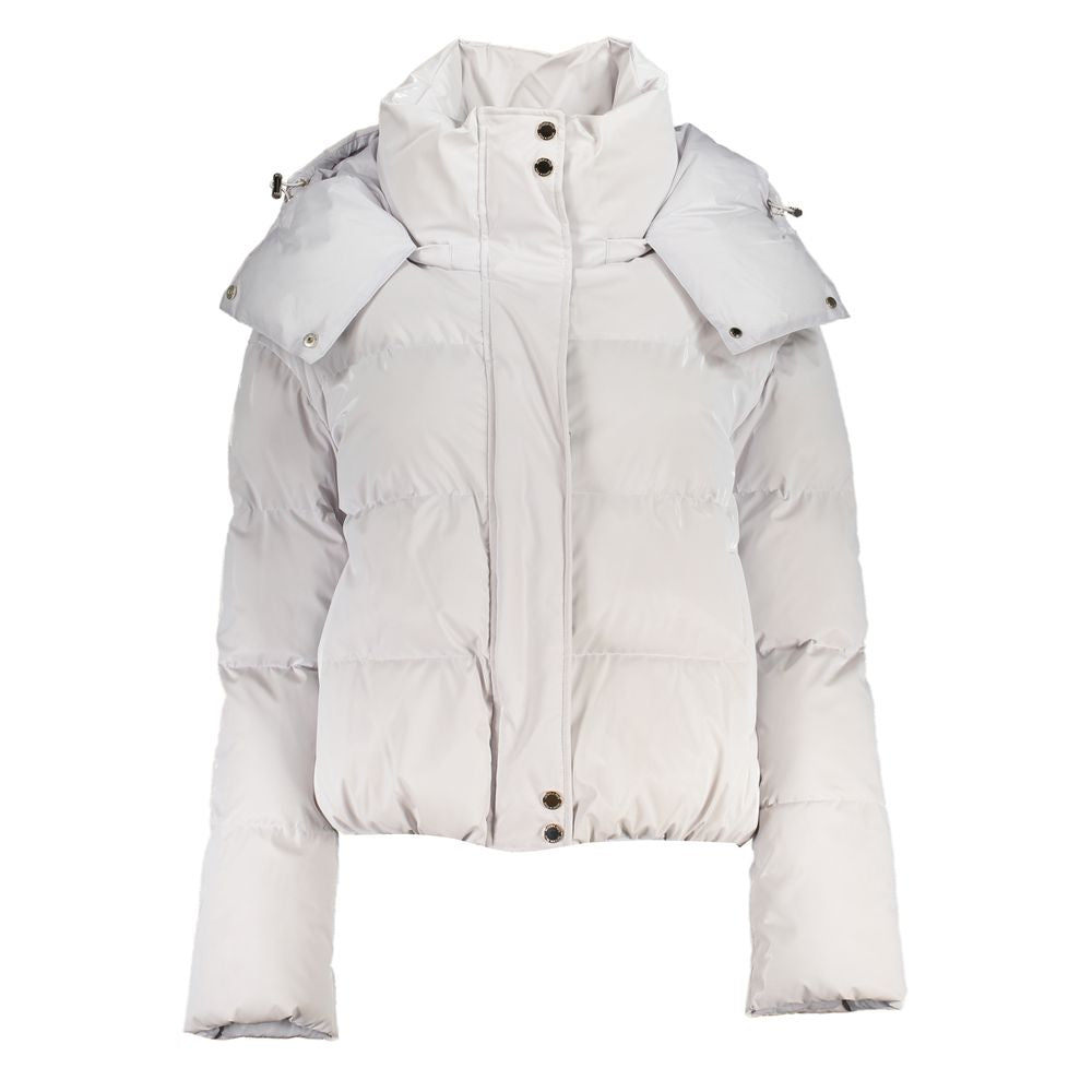 Bianco Poliuretano Women's Jacket