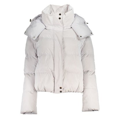Bianco Poliuretano Women's Jacket