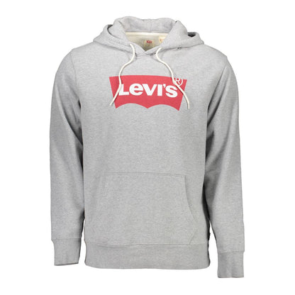 Gray Cotton Men Sweater