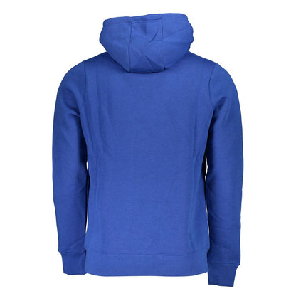 Blue Cotton Men Sweater