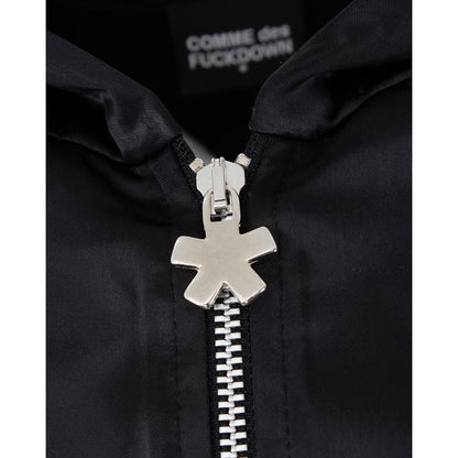 Black Polyester Women Jacket