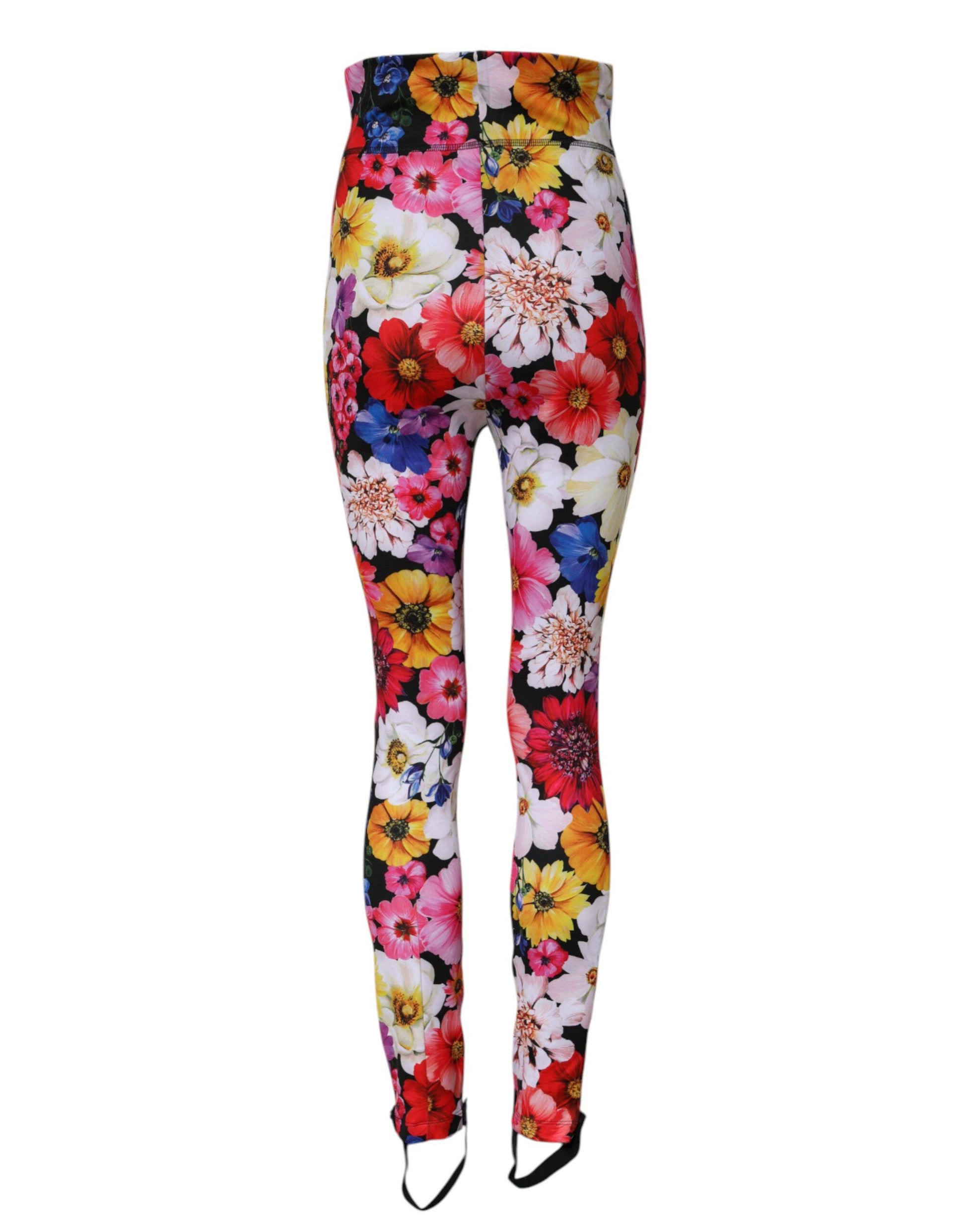 Multicolor Floral High Waist Leggings Pants