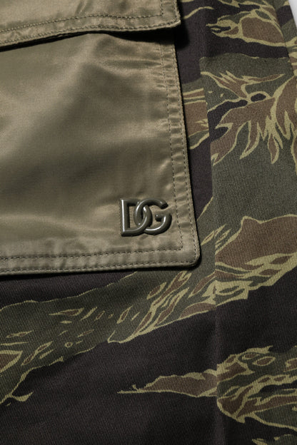 Multicolor Cargo Camouflage Pants