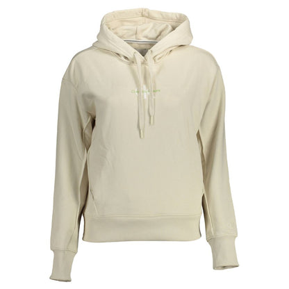 Beige Cotton Women Sweater