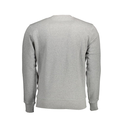 Gray Cotton Men Sweater