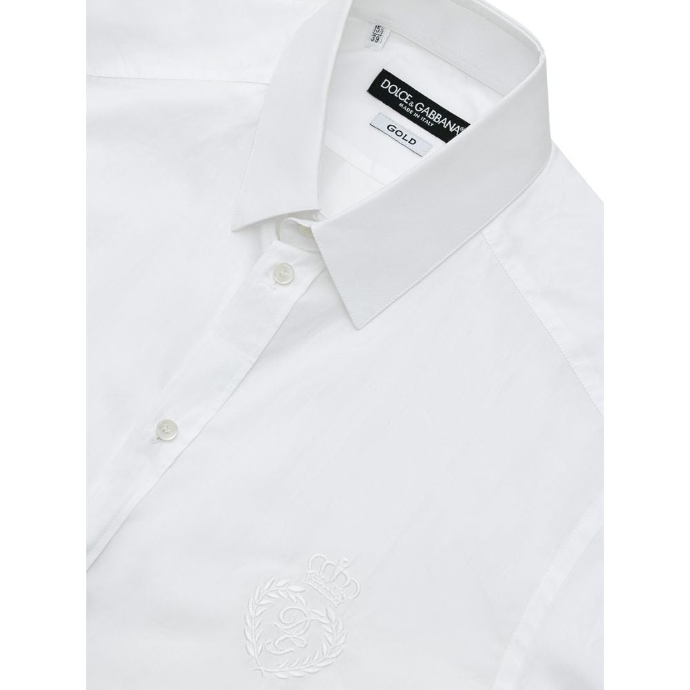 White Cotton Dress Shirt