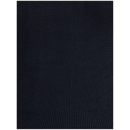 Black Polyamide One-Piece Swimsuit