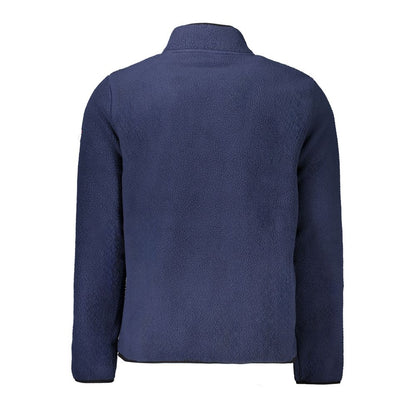 Blue Polyester Sweatshirt