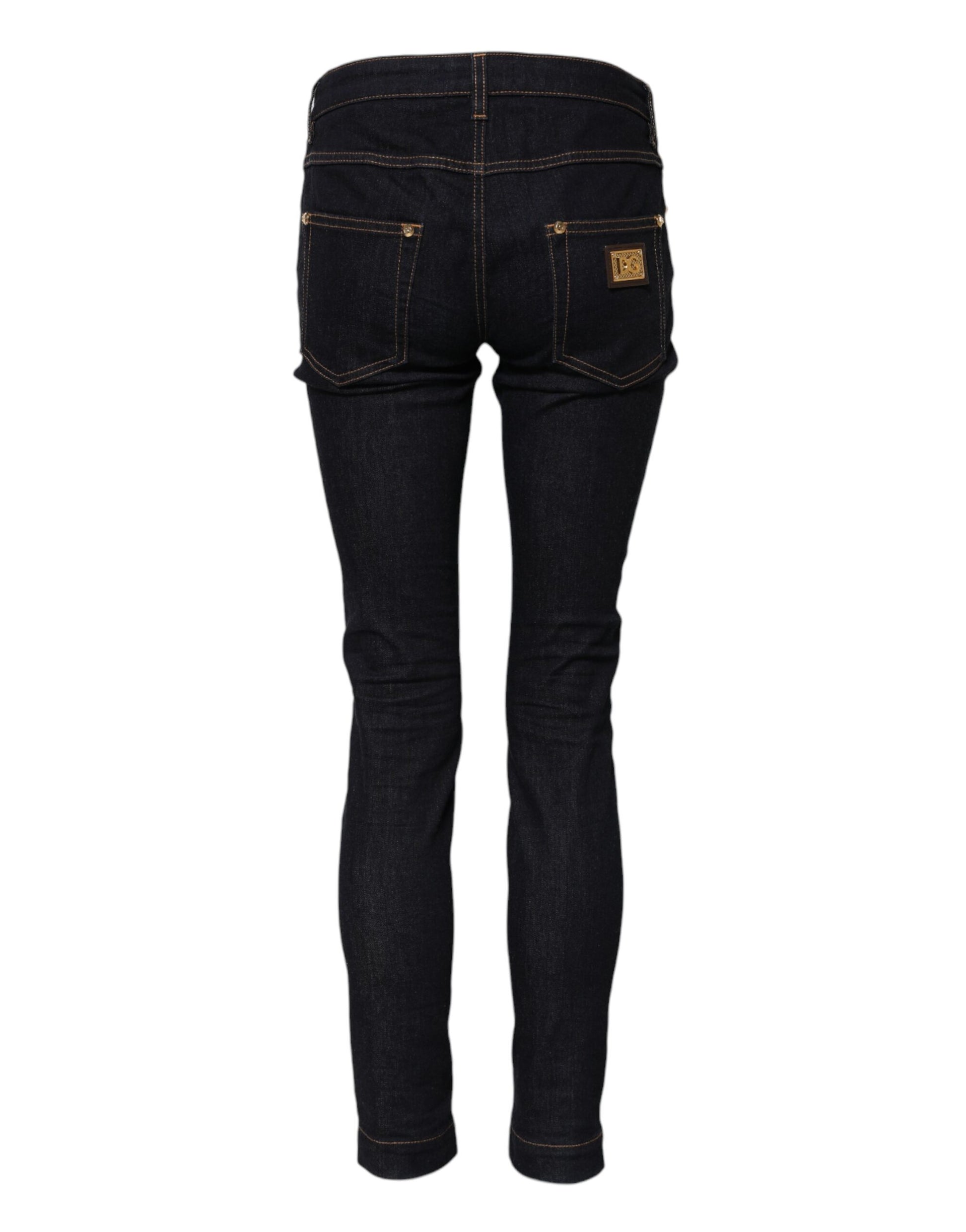 Blue Cotton PRETTY LowWaist Skinny Denim Jeans