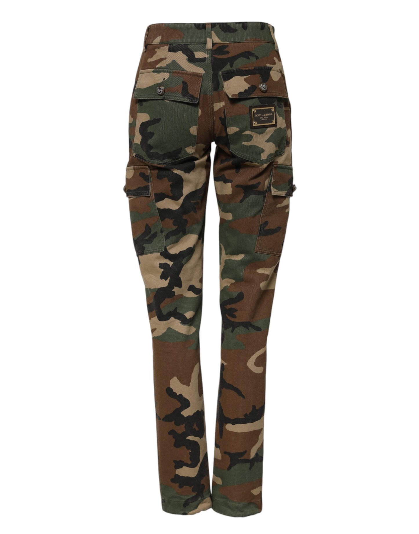 Multicolor Camouflage Cargo Pants