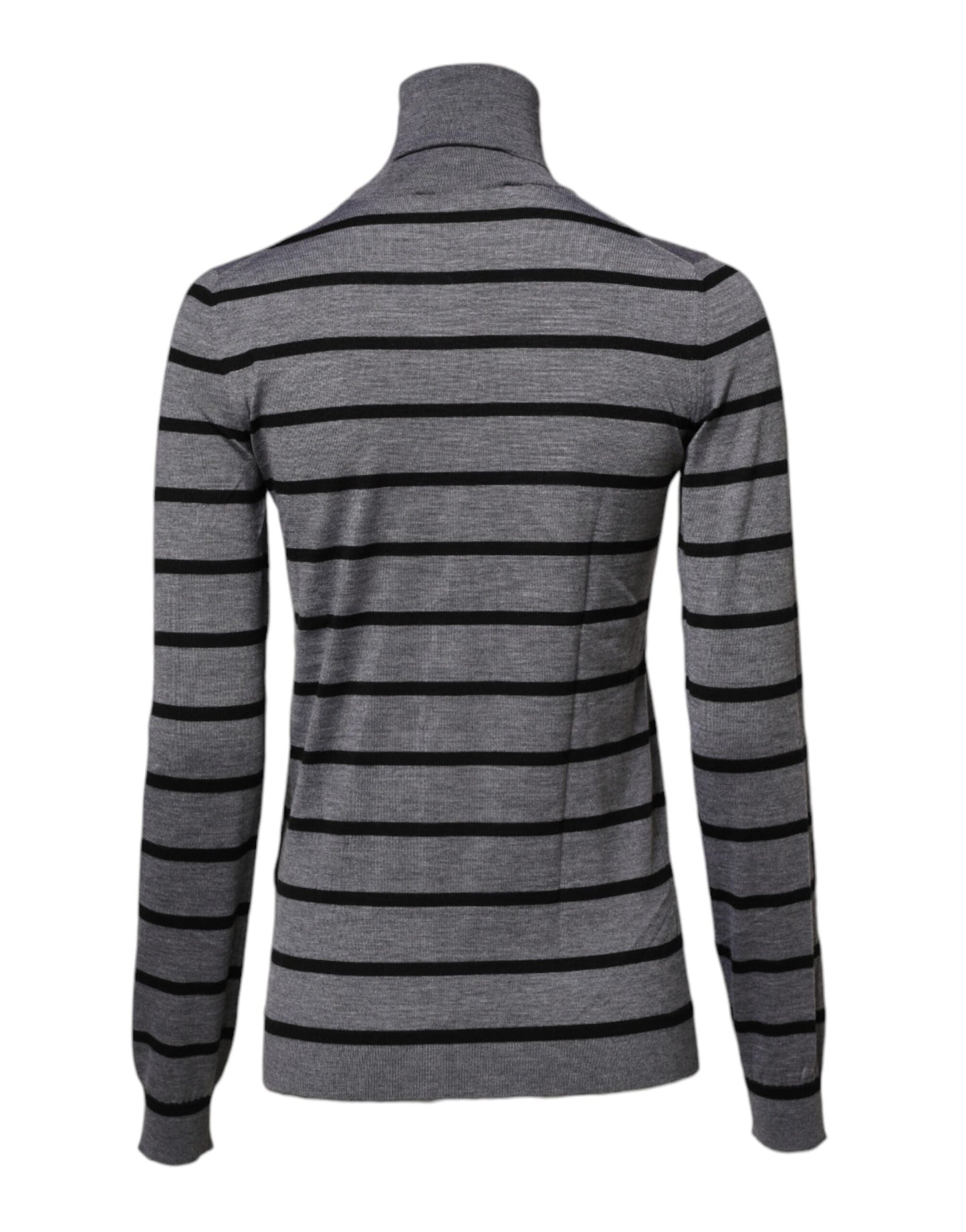 Gray Floral Embroidery Pullover Sweater