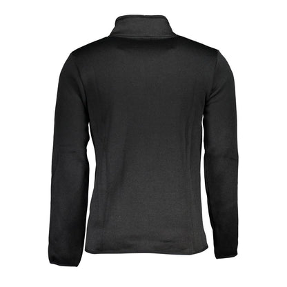 Black Polyester Men's Sweatshirt