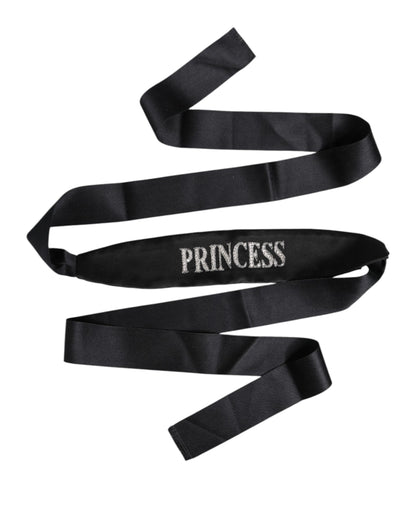 Black Princess Fantasy Braided Waist Belt