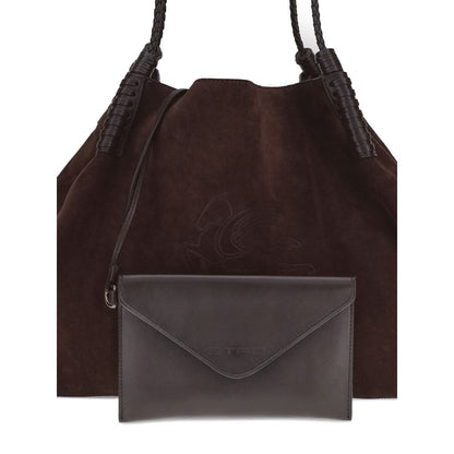 Brown Calf Leather Bos Taurus Shoulder Bag