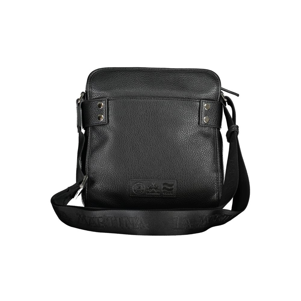 Nero Poliuretano Uomo Shoulder Bag