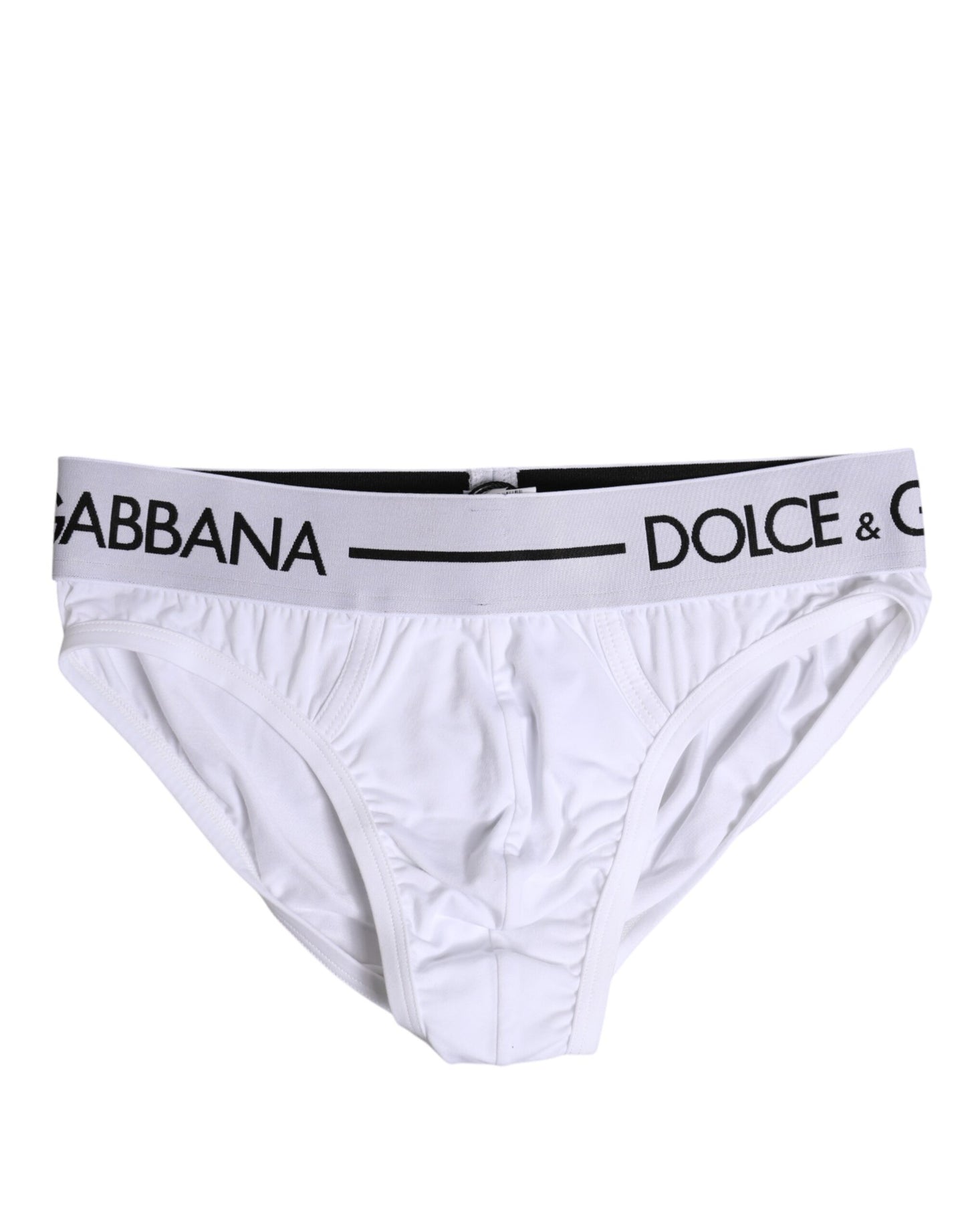 White Cotton Stretch Regular Brief Underwear