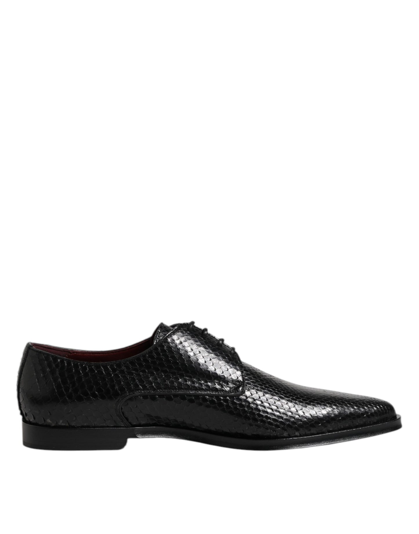 Black Leather Lace Up Dress Men Derby Shoes
