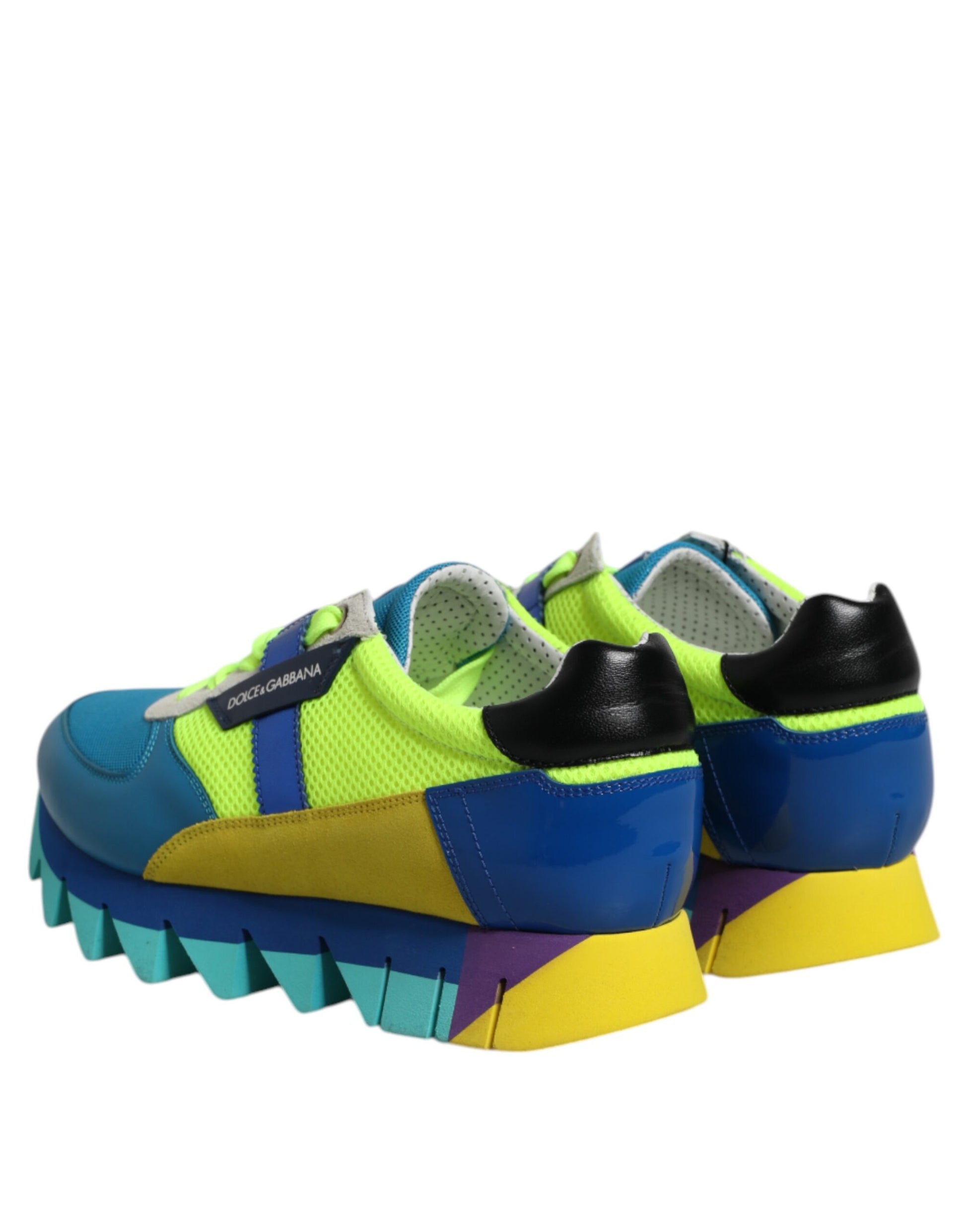 Multicolor Leather Low Top Men Sneakers Shoes