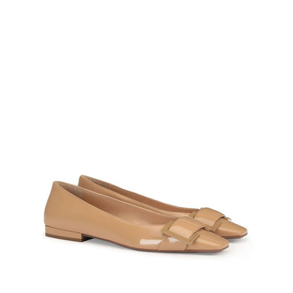 Leather Ballerina Flats