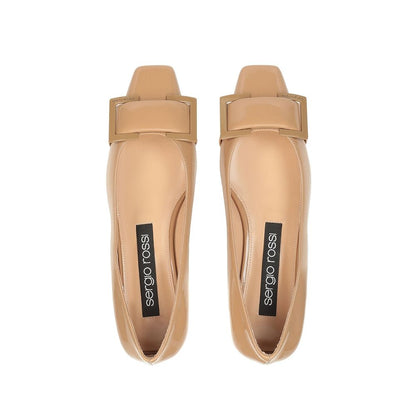 Leather Ballerina Flats