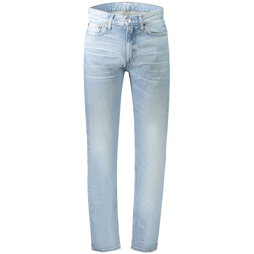 Blue Cotton Jeans Denim