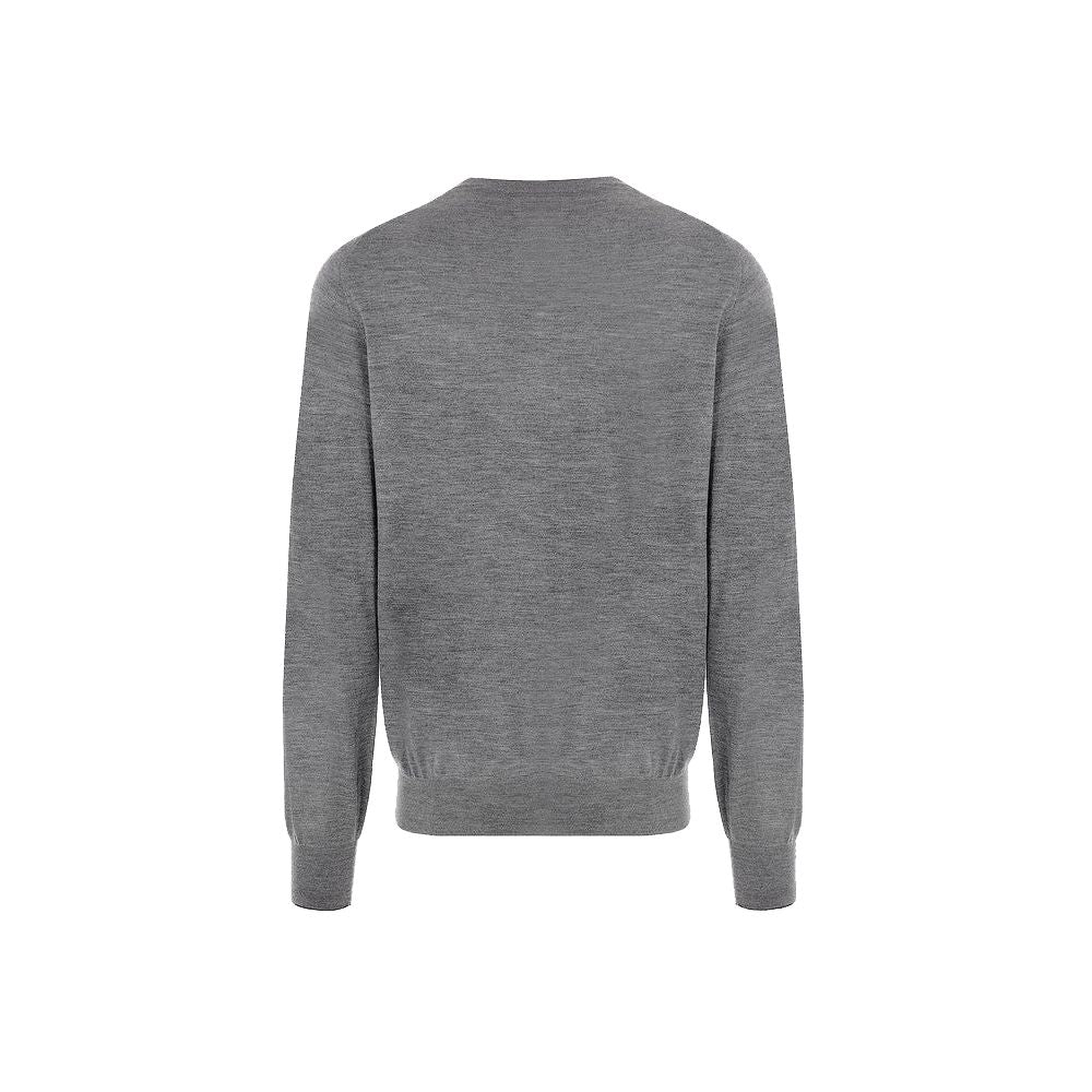 Gray Cashmere Men Sweater