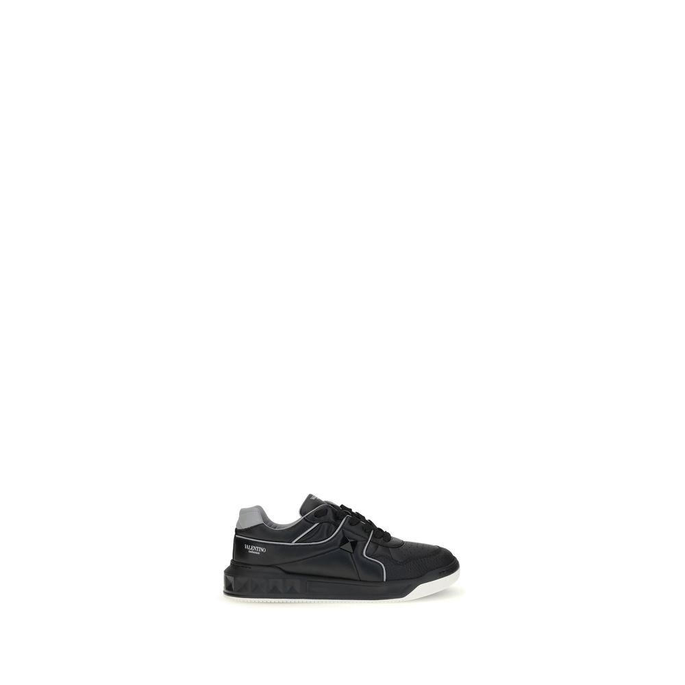 Black Calf Leather Bos Taurus Low Top Sneakers