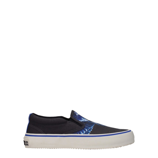 Black Fabric Slip-On Loafer