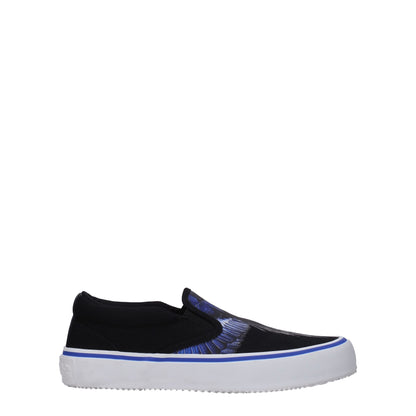 Black Fabric Slip-On Loafer