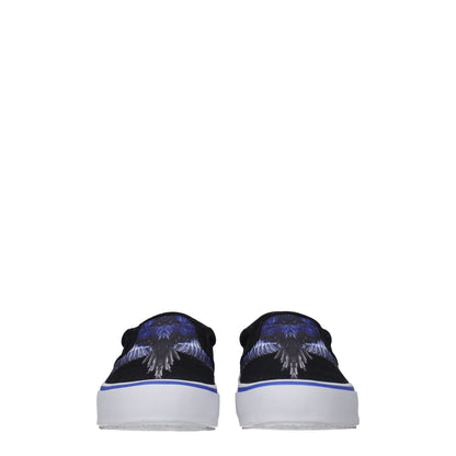 Black Fabric Slip-On Loafer